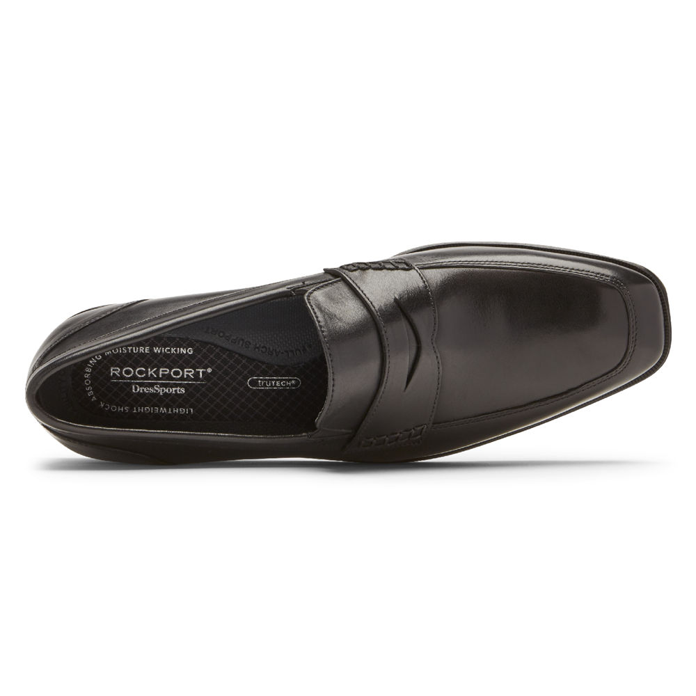 Rockport Mens Dres Sports Business 2 Penny - Loafers Black - UFM912780